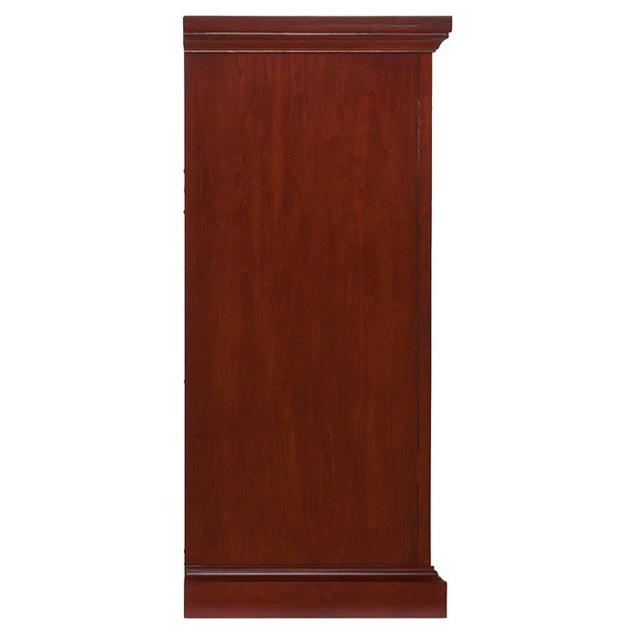 Southern Enterprises Creston Cherry Electric Fireplace Media Console N2