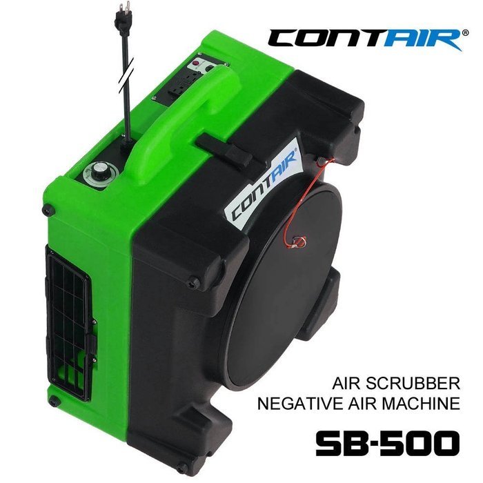 Contair SB-500 HEPA Commercial Industrial Air Scrubber Negative Air Machine Filteration Purification N7