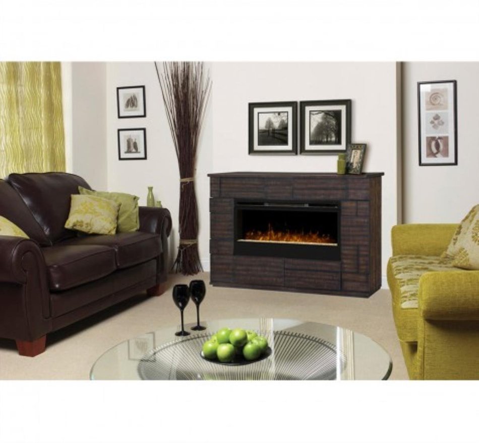 Dimplex Markus Glass Ember Bed Electric Fireplace Mantel in Boston N3