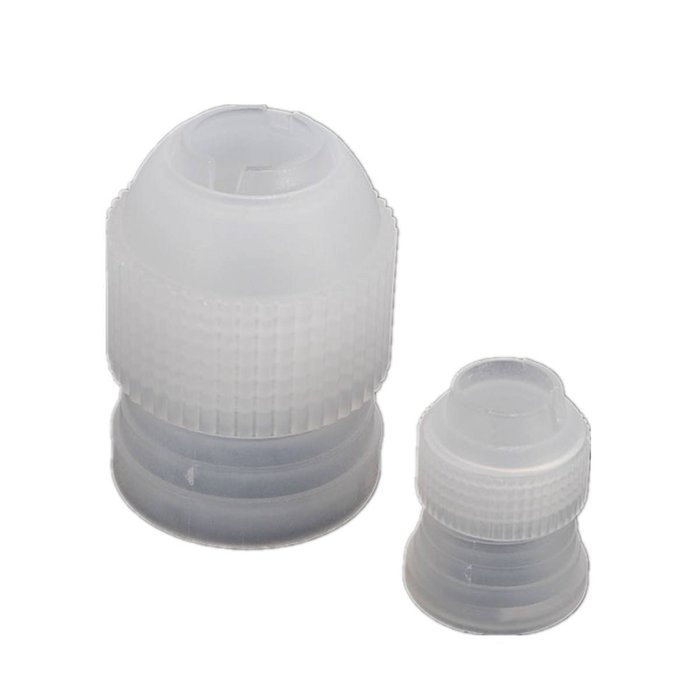 MAXGOODS Coupler Adaptor Icing Piping Nozzle Bag Cake Flower Pastry Decoration (4, Small)