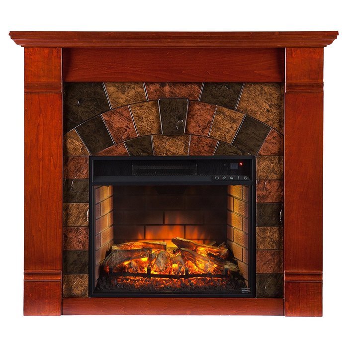Southern Enterprises Elkmont Infrared Electric Fireplace N4