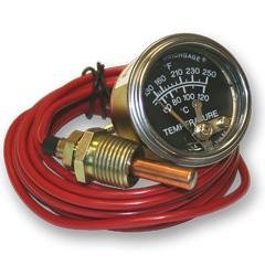 FW Murphy Temperature Gauge 2" 20T Series (20T-250-4-1/2 4FT Capillary)