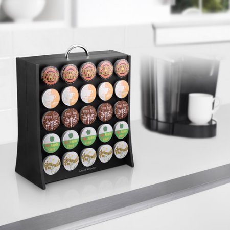 50 Capacity Mind Reader Black Coffee Pod Display Rack, Maximizes Your Coffee Storage