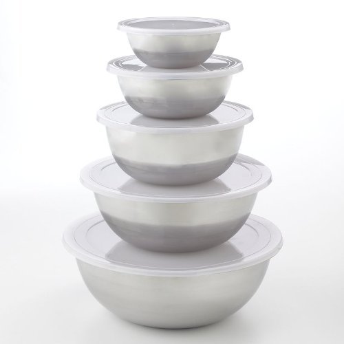 Food Network 10-pc. Stainless Steel Bowl Set