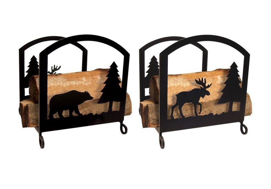 Moose & Bear Wood Rack