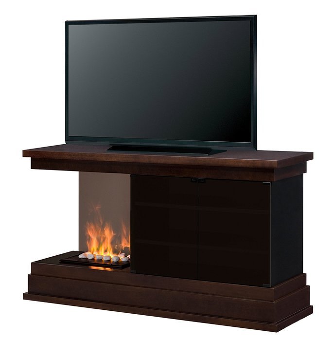 Dimplex GDSOPL-1380CH Debenhams Opti-Myst Electric Media Console Fireplace with Log Set, 9" x 12"