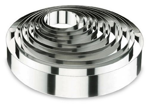LACOR 68406 ROUND CAKE RING 6x4 CM.- STNLS