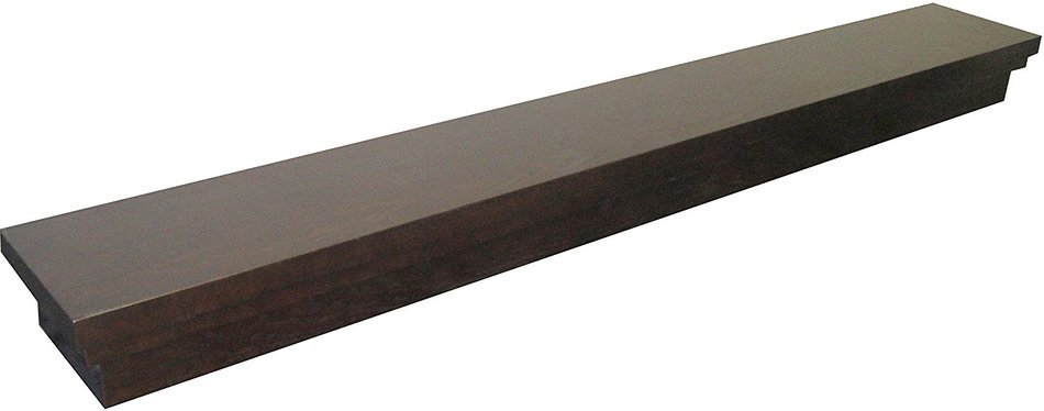 Roman 5 Ft. Espresso Fireplace Mantel Shelf N2