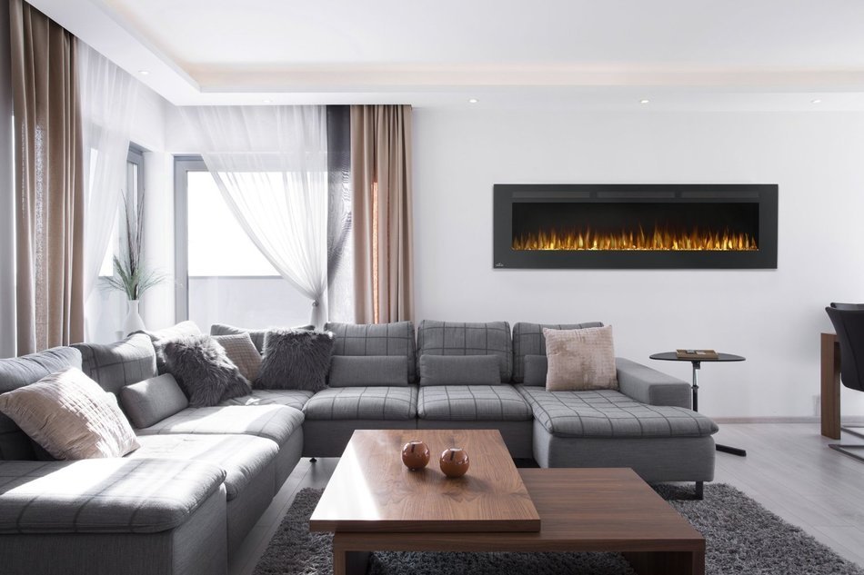 Napoleon NEFL60FH Allure Linear Wall Mount Electric Fireplace, 60" N6