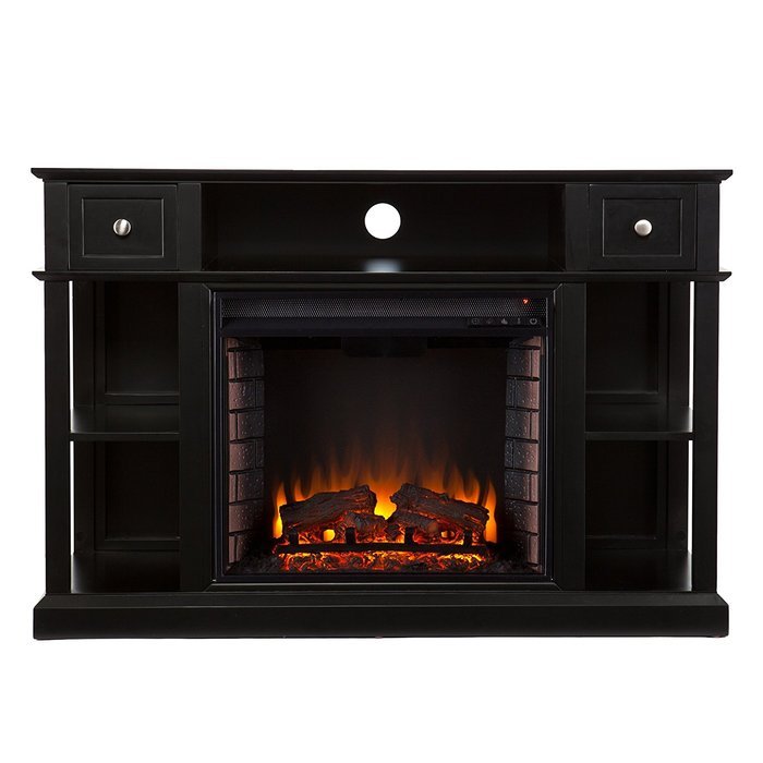Dayton Media Fireplace - Black N5