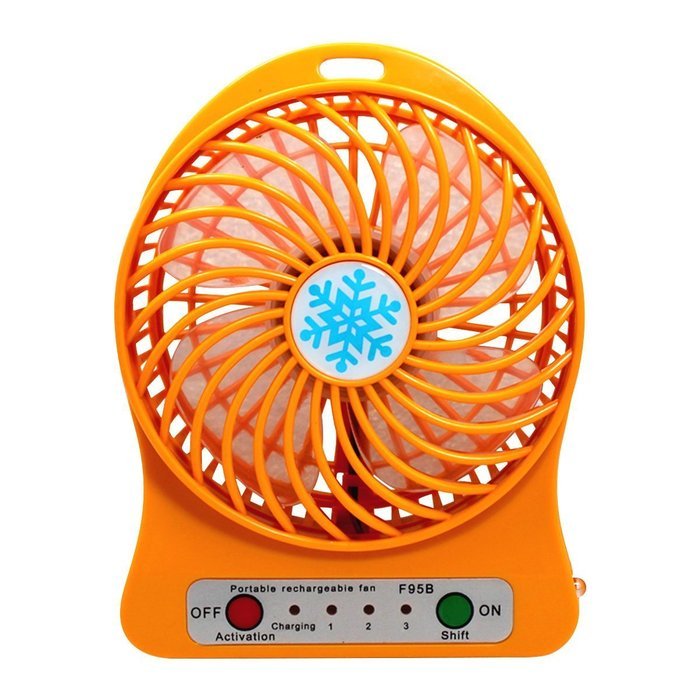Fonxian Mini Portable Fan Rechargeable Battery Powered Small Table Fan