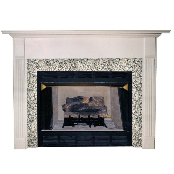 Agee Woodworks Milano Wood Fireplace Mantel Surround