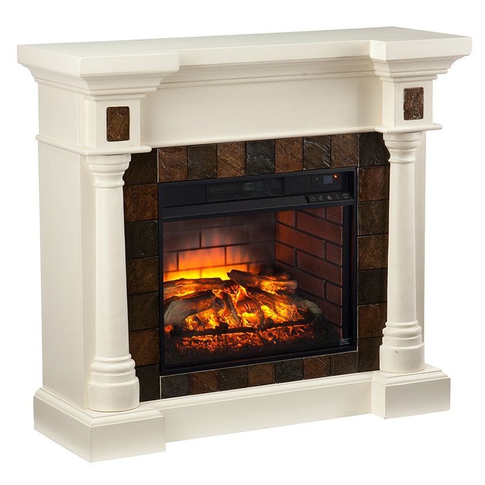 Southern Enterprises Carrington Convertible Infrared Electric Fireplace N2