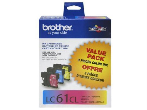 Brother International Corporat 3-Pack Lc613pks Cyan Magenta Yellow For Mfc-6490Cw - By "Brother International...