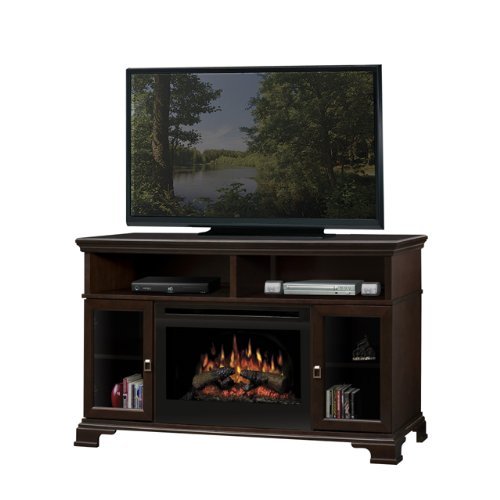 Dimplex Brookings Electric Fireplace Media Console in Espresso N2