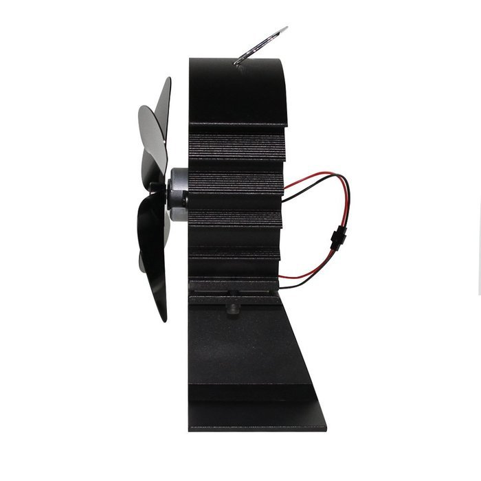 Neat824 Heat Powered Stove Fan, 4 Blades Wood Burning Stove Fan, High Airflow & Silent Performance, Save 12%-15%... N6