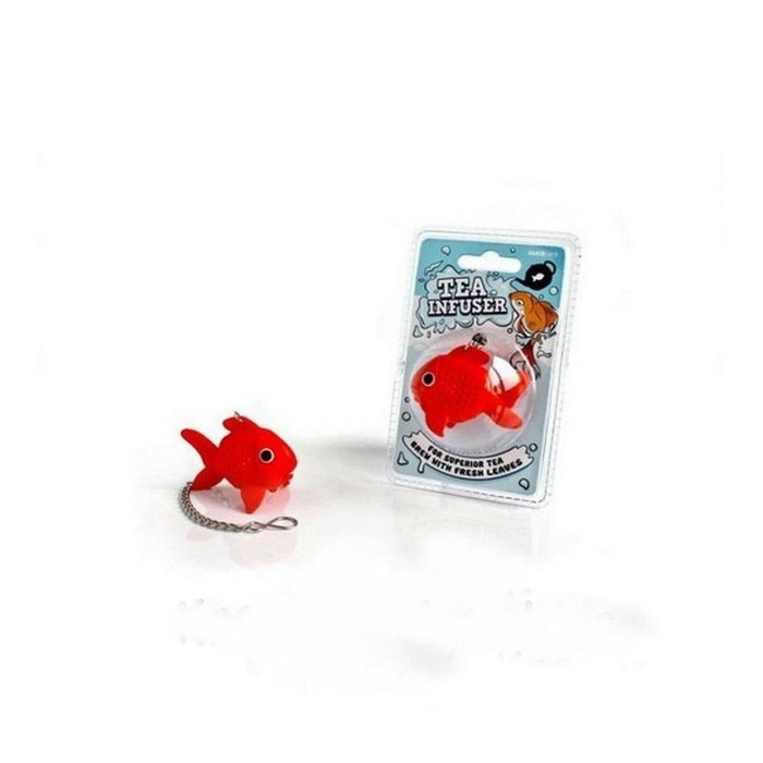Gold Fish Tea Infuser Drink Gift Brew Tea Leaves Teapot Tastey Fun Goldfish