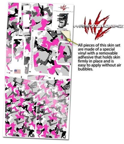 Sexy Girl Silhouette Camo Hot Pink (Fuchsia) - Decal Style Vinyl Skin fits Keurig K10 Mini Plus Coffee Makers...