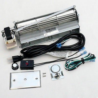 Universal Squirrel Blower Fan Kit for Wood / Gas Burning Stove or Fireplace N2