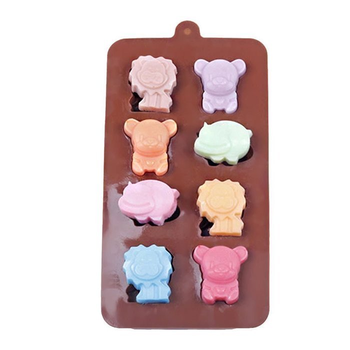 Sunniemart Set of 2 Non-Stick Candy Molds, Chocolate Molds,DIY Tools Silicone Molds, Forest Theme Animal and Insect...