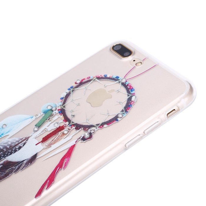 iPhone 7 Plus Case, PHEZEN Clear Soft TPU Protective Case Back Cover with Beautiful Cherry Blossom Flower Series... N38