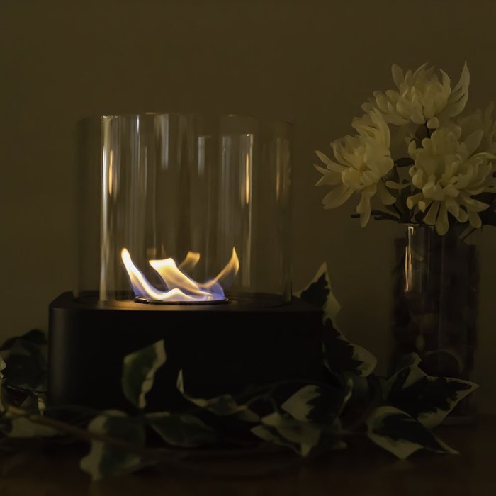 Sunnydaze Cilindro Ventless Bio Ethanol Tabletop Fireplace N2