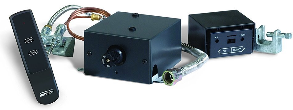 Skytech AF-LMF/RVS Manual On/Off Gas Valve Kit with On/Off/Hi/Med/Lo Remote N3