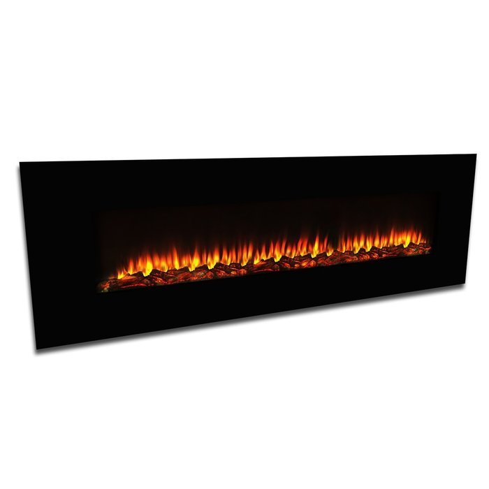 Elite Flame Nile 72" Log Electric Wall Mounted Fireplace N4