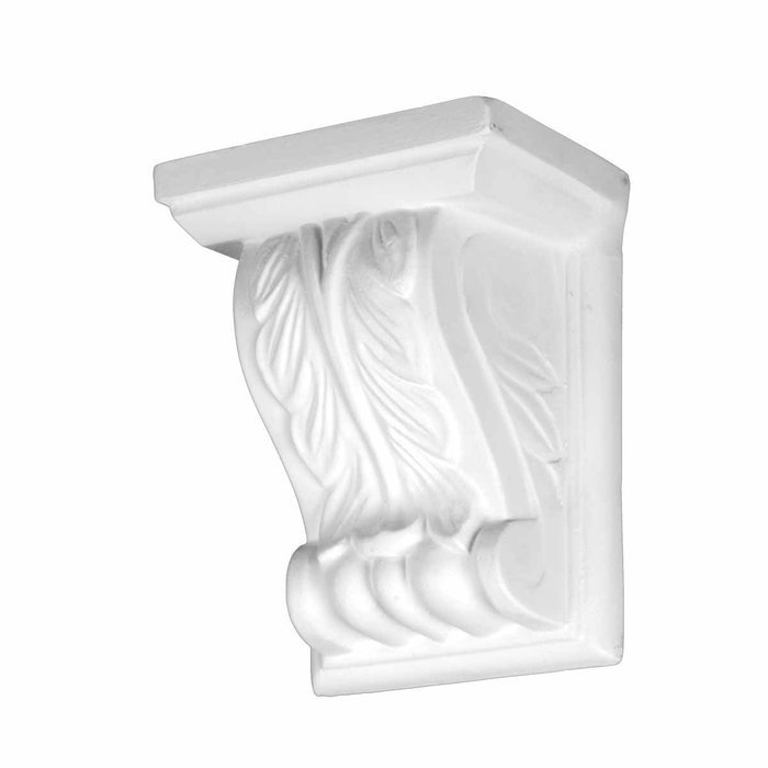 Victorian Wall Fireplace Corbel White Urethane Vintage | Renovators Supply N2