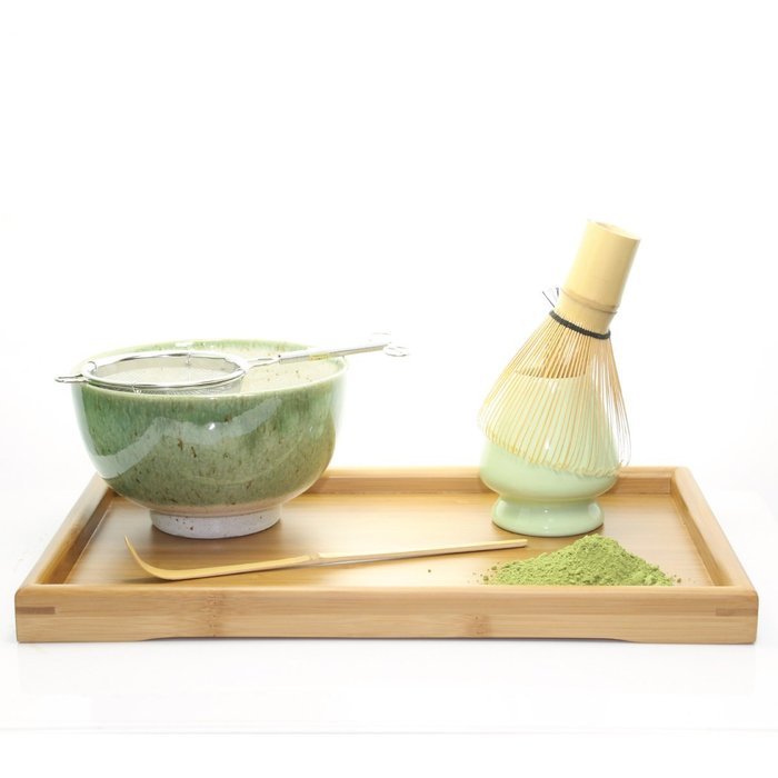 Japanese Matcha Tea Ceremony Connoisseur Set (Beige) by Tealux