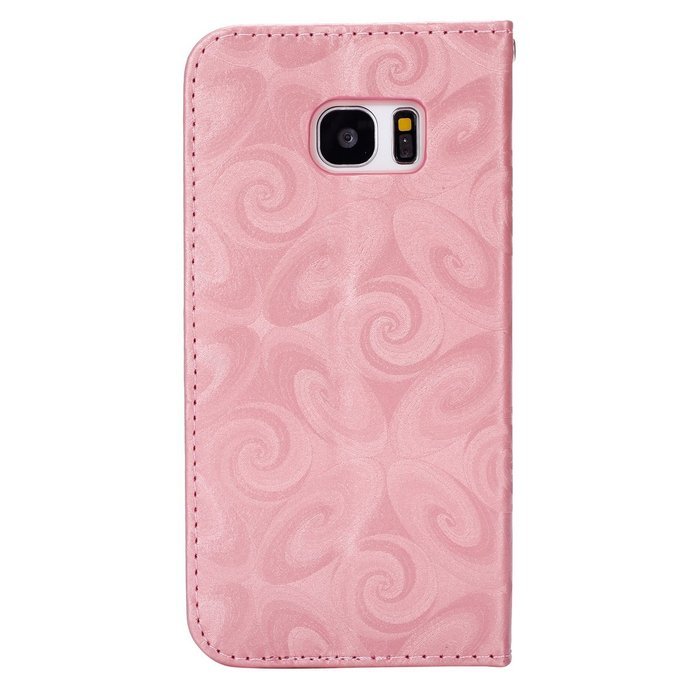 Galaxy S7 Edge Wallet Case, PHEZEN Bling Liquid Glitter Love Heart Floating 3D Hourglass Luxury Pu Leather Magnet... N10