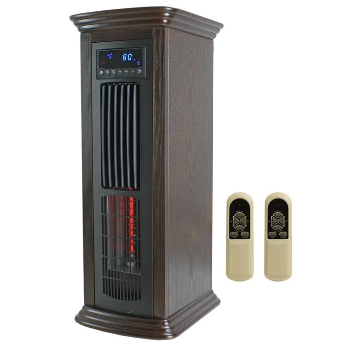 LifeSmart 4 Element 4-In-1 Electric Infrared Tower Heater & Fan N4