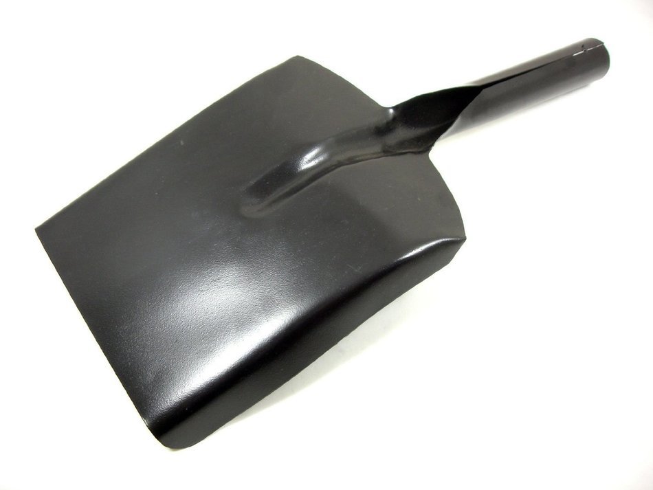 6" Parasene Black Japanned Metal hand held Coal Shovel N2