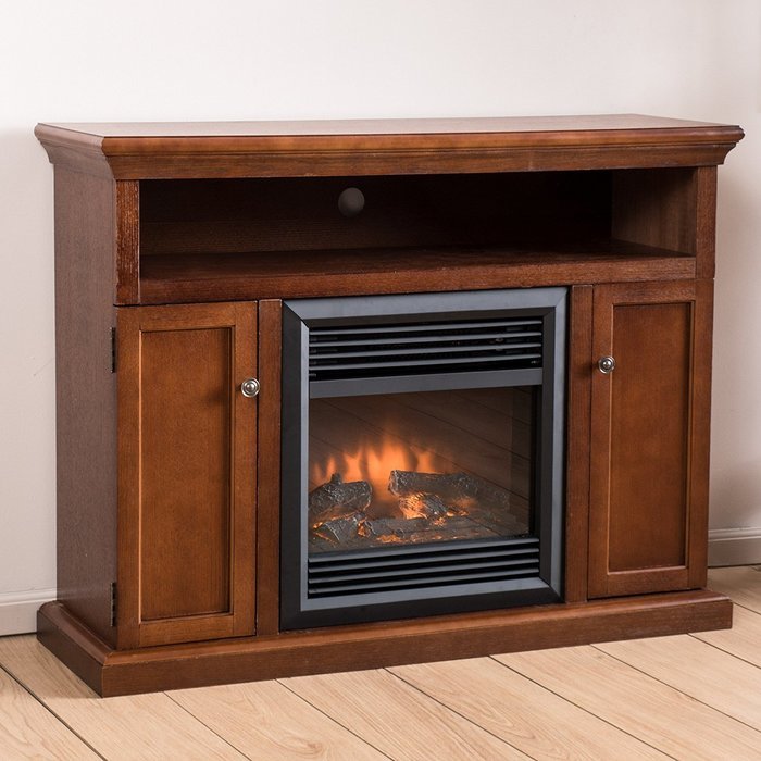 Ferris Electric Fireplace Media Console Mantel with Remote Control N4