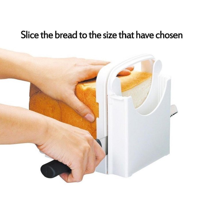 Bread Slicer,Morecome Cutting Guide Thickness Adjustable Bread/Roast/loaf Slicer N2
