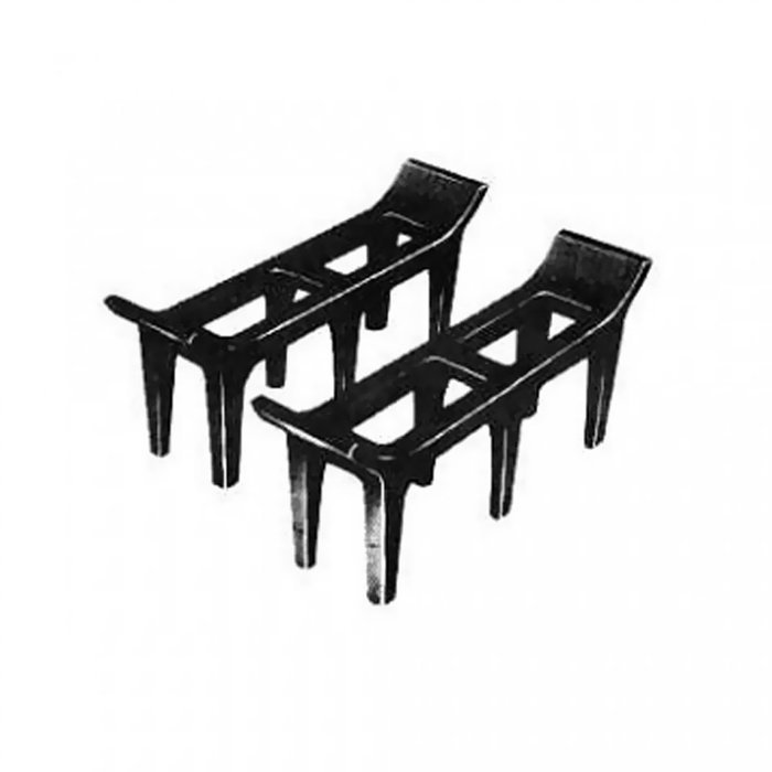 Woodeze Home Decorative Outdoor Fire Place Accessorie 21" Log Rests