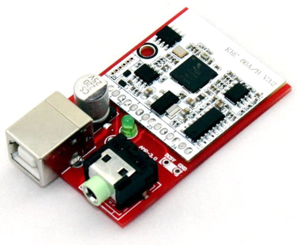 3.2 Bluetooth Receiver Board 15 meter w/ USB 5v + Amplifier Input