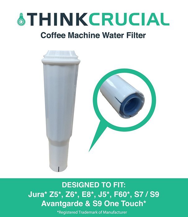 High Quality Jura Clearyl White Water Filter, Premium Filtrartion, Fits Coffee Machines Z5, Z6, E8, E9, J5 and...