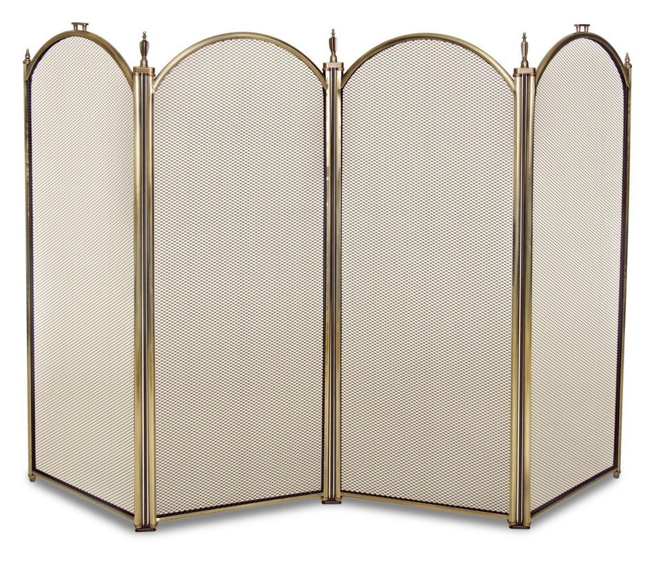 Pilgrim Home and Hearth 19238 Napa Forge Mendocino Screen, Antique Brass