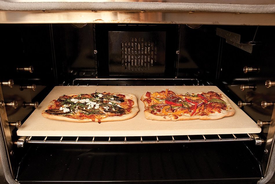 Pizzacraft PC9899 20 x 13.5 Rectangular Cordierite Baking/Pizza Stone for Oven or Grill