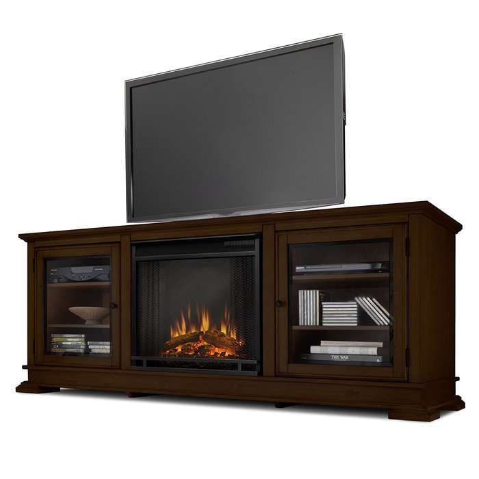 Real Flame Hudson Ventless Gel Fireplace in Espresso N8