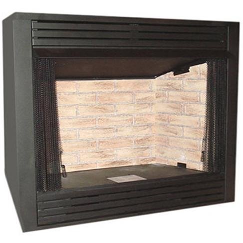 Monessen Gcuf42c-f 42-inch Louvered Circulating Vent-free Firebox With Cottage Clay Firebrick