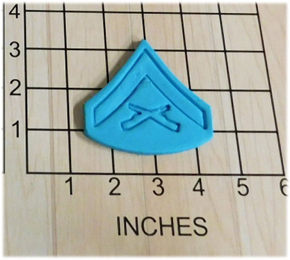 US Marine Corps Lance Corporal Cookie Cutter and Stamp #1051 N2