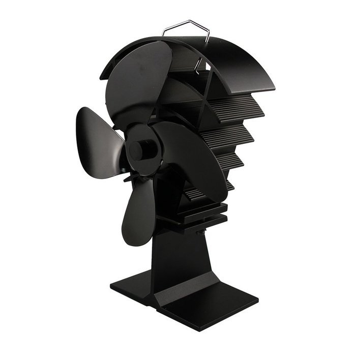 Neat824 Heat Powered Stove Fan, 4 Blades Wood Burning Stove Fan, High Airflow & Silent Performance, Save 12%-15%... N8