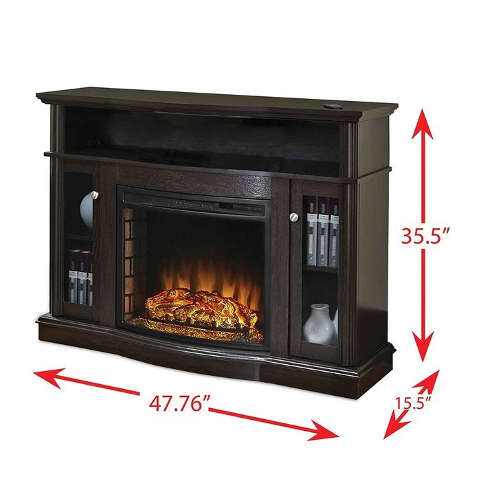 Pleasant Hearth 248-44-34M Elliot Media Fireplace N3
