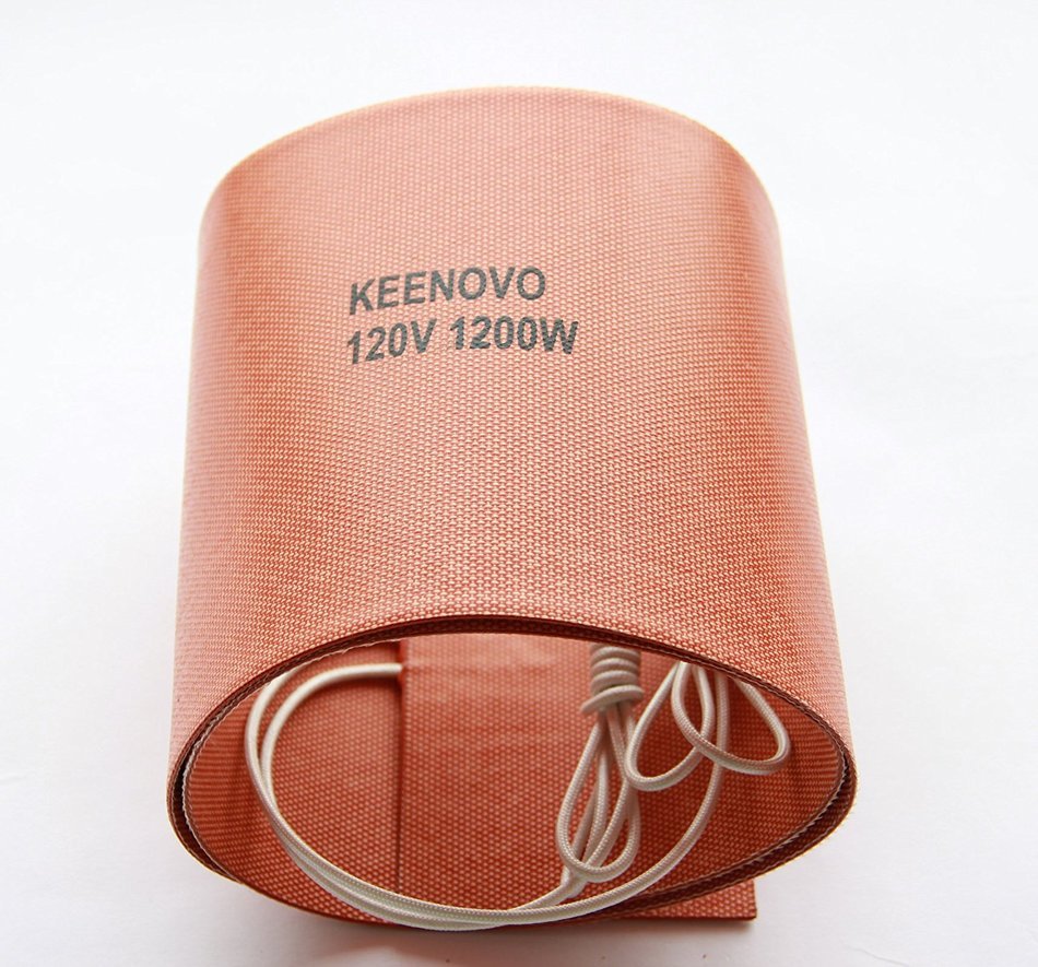 6" X 36", 1200W@120V, KEENOVO Silicone Heater Blanket for Musical Instrument Bending/Molding, Custom Design Welcome