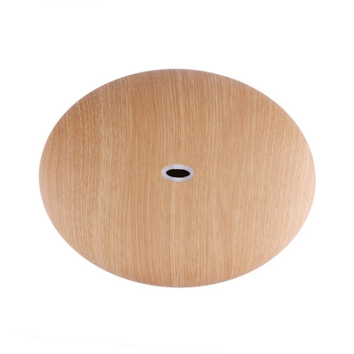 Ultrasonic Aromatherapy Essential Diffuser with 7 Color LED Lights ,Wood Grain 350 ml Diffuser Cool Mist Humidifier... N5