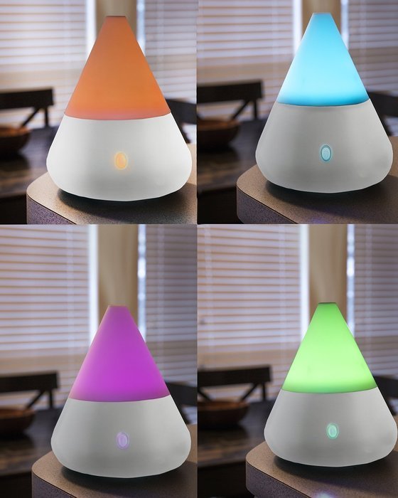 Top Ten Tech Ultrasonic Fragrance Oil Diffuser for Aromatherapy (gray) N3