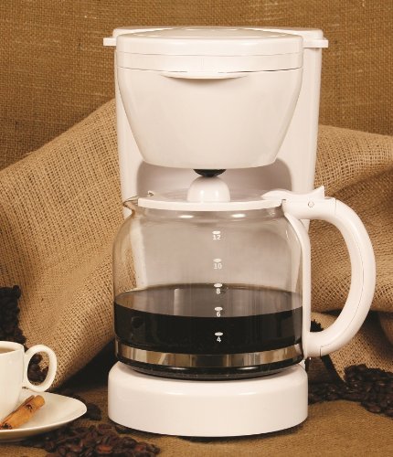 Holstein Housewares 09107 12-Cup Coffee Maker - White