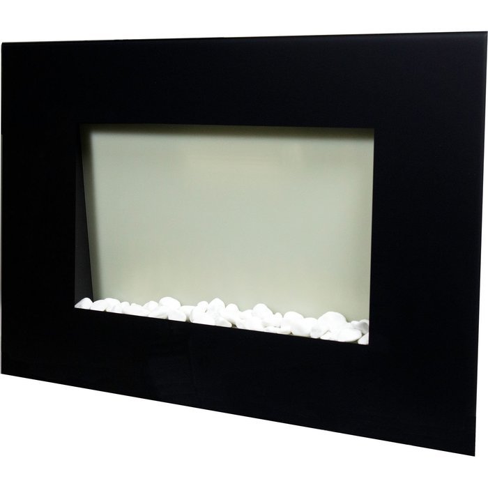 Warm House OWF-10303 Oslo Wall-Mounted LED Fireplace with Color-Changing Flame Effect N8